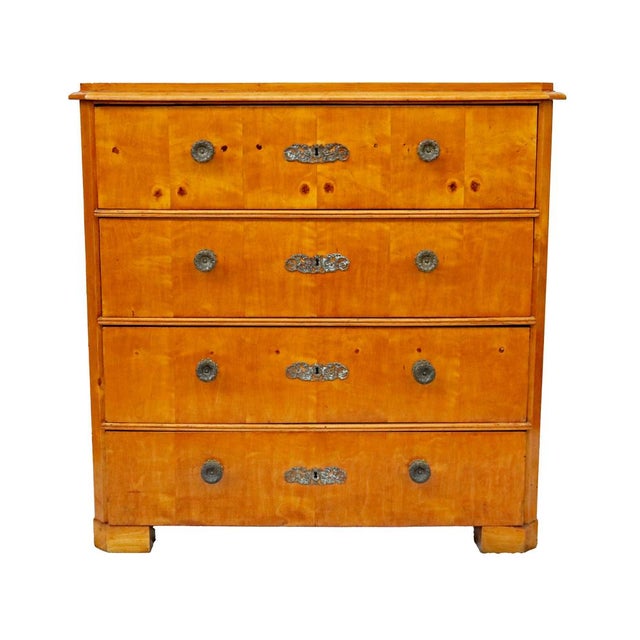 Scandinavian Biedermeier Chest of Drawers with Secretaire For Sale - Image 14 of 18