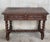 Spanish 19th Spanish Walnut Desk With Two Drawers and Solomonic Turning Legs For Sale - Image 3 of 13