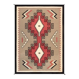 Pasargad Home Navajo Mocha Wool Area Rug, 9' 9'' X 14' 0'' For Sale