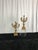 Rococo Mid-Century Italian Rococo Gilt Brass 5-Arm Candelabras - A Pair For Sale - Image 3 of 14