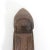 Vintage Carved Wood Monk Sculpture Primitive Rustic With Patina For Sale - Image 6 of 8