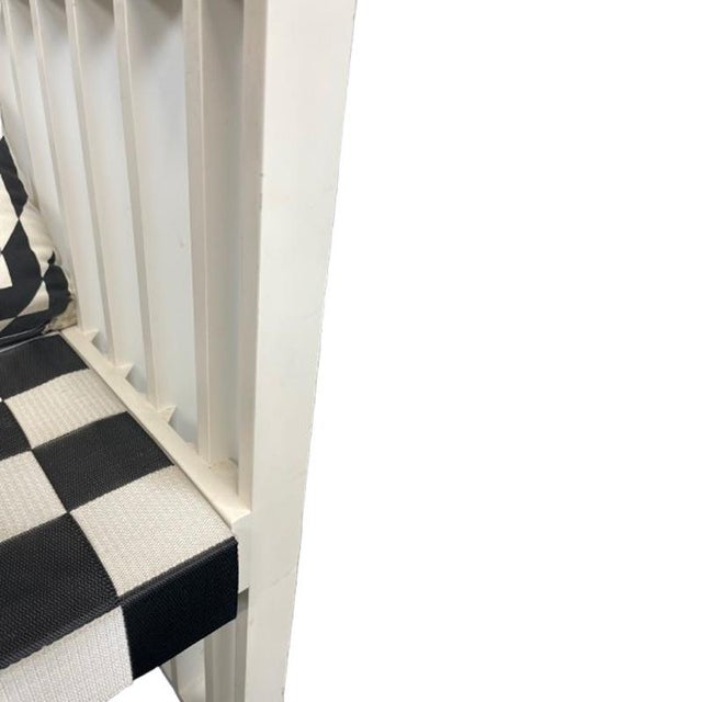 1980s Art Nouveau Seating Group attributed to Josef Hoffmann / Koloman Moser for the Purkersdorf Sanatorium, 1980s, Set of 3 For Sale - Image 5 of 16