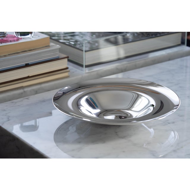 Solid silver bowl designed by Afra & Tobia Scarpa for Milan-based silversmiths San Lorenzo in 1992. Made from 999 pure...