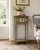 Green Cottagecore Console Table • Hand Painted Hen Garden Heirloom Entryway Table For Sale - Image 8 of 8