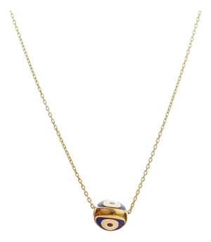 Guardian Blue Evil Eye Minimalist Gold Necklace