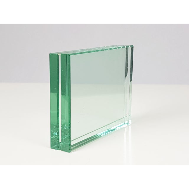 Cut Glass Ashtrays and Picture Frame from Gallotti & Radice, 1980s, Set of 3 For Sale - Image 3 of 8