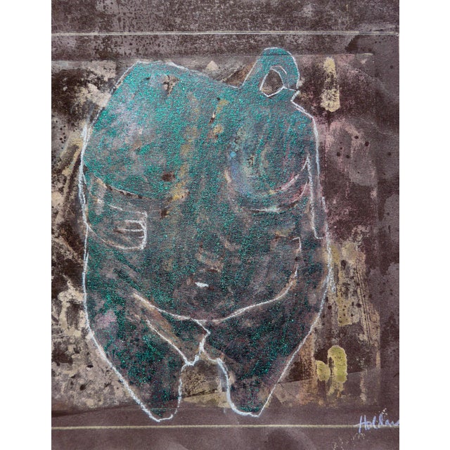 2020s "Woman" Contemporary Abstract Figurative Mixed-Media Drawing by Martha Holden For Sale - Image 5 of 7