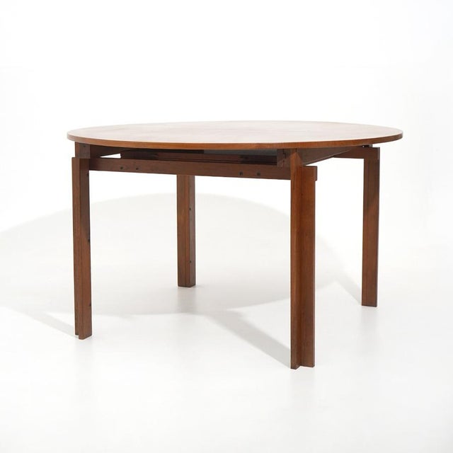 1960s Extendable Round Table by Inge Klingeberg for France & Son, 1960s For Sale - Image 5 of 18