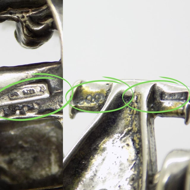 Vintage Italian Handmade Genuine Silver Racing Cars Miniature, 1970s, Set of 2 For Sale - Image 10 of 14