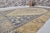 Vintage Turkish Oushak Rug in Creamy Ivory, Indigo Navy & Soft Ochre For Sale In Phoenix - Image 6 of 10
