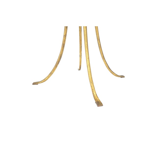 Gold Gilt Wrought Iron "Twisted Rope" Base w/ Tassels Jardiniere Planter Pot MINT! For Sale - Image 8 of 12