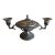 Antique Silver Plate Meriden Double Wedding Basket Centerpiece For Sale