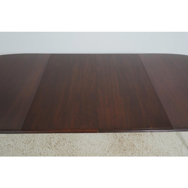 Ethan Allen Queen Anne Cherry Dining Room Table For Sale - Image 12 of 18