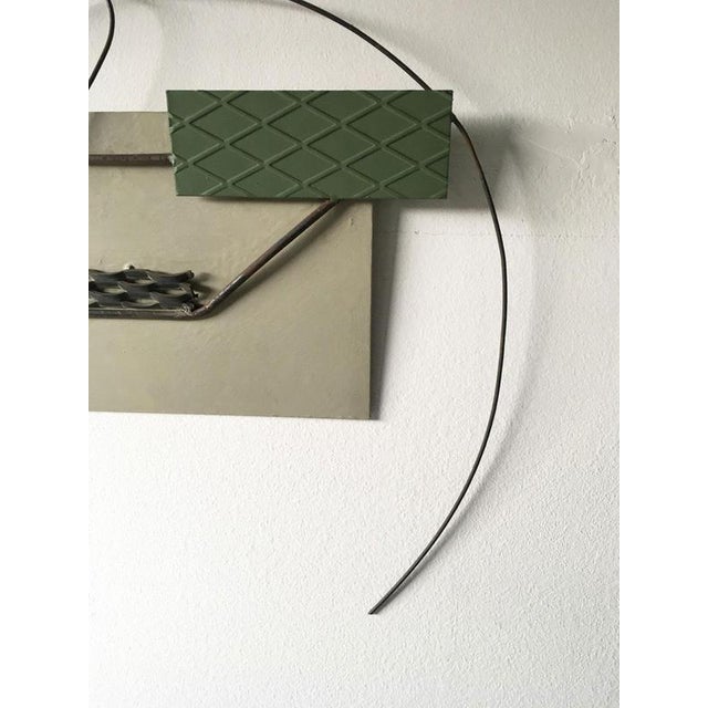 Abstract Iron Sculpture by Alex Corno Confini, Italy, 1985 For Sale - Image 9 of 17