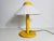 Heavy Yellow Metal and Glass Table Lamp, 1960s, Italy For Sale - Image 6 of 12