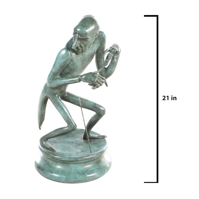 Figurative Mihail Mikhailovich Chemiakin Bronze Statue Igor Stravinsky, Circa 1985 For Sale - Image 3 of 12
