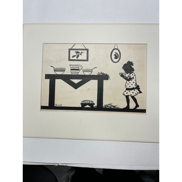 1940s Original Goldilocks Drawings Set/2 For Sale - Image 4 of 8