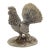 Vintage Italian Handmade Genuine Silver Turkey Figurine Sculpture 1950/60 For Sale