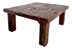 Mid-Century Modern Brutalist Driftwood Chunky Coffee Table