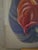 Late 20th Century Ted Mundorff Vintage Floral Hawaiian Air Brush on Board Anthuriums 12 X 10 C1950 For Sale - Image 5 of 17