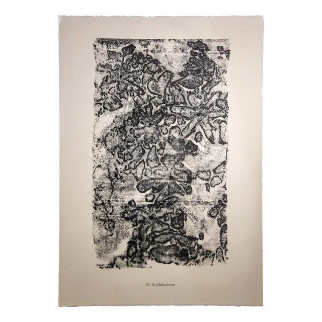 Jean Dubuffet, Lit d'épluchures, Lithograph, 1959 For Sale