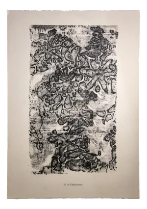 Jean Dubuffet, Lit d'épluchures, Lithograph, 1959