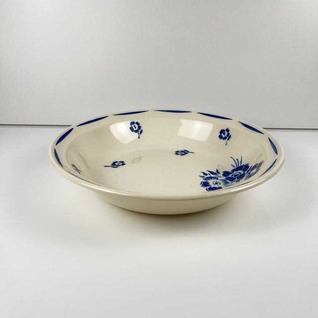 Low Salad Bowl from Badonviller, 1920s For Sale - Image 9 of 9