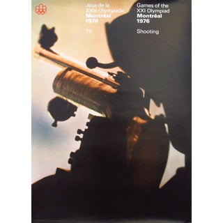 1976 Montreal Olympic Games Poster, Shooting For Sale