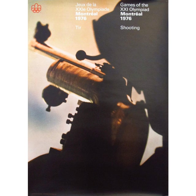 1976 Montreal Olympic Games Poster, Shooting For Sale