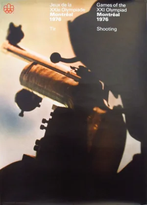 1976 Montreal Olympic Games Poster, Shooting