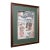 Antique Woodblock Picture, Japanese Meiji Framed Print After Kunisada, Victorian For Sale