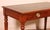 Mahogany Flat Desk with Drawers and Inlays, 19th-Century For Sale - Image 5 of 14