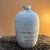 Farmhouse Vintage 13" Incised White Terracotta Amphora Urn - Heavy Studio Pottery For Sale - Image 3 of 12