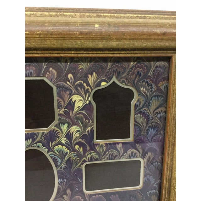 Il Papiro Firenze Framed Photo Marbled Paper Presentation For Sale In Portland, ME - Image 6 of 13