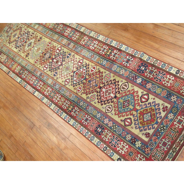 Antique Caucasian Runner - 3'1" x 8'3" For Sale - Image 13 of 18