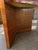 Brown Art Deco Round Wood Side Table with Shelf For Sale - Image 8 of 11