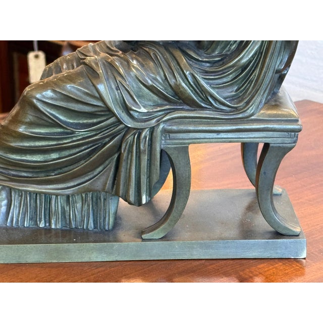 19th Century Recumbent Figure Bronze Sculpture For Sale - Image 5 of 8