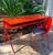Sleek red lacquered powder coated computer desk with matching chair in great preowned condition. This desk was highlighted...