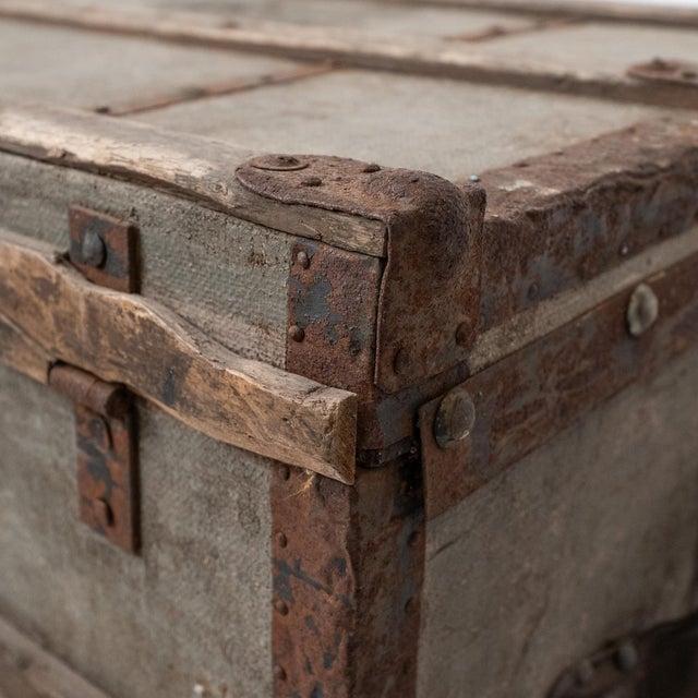 19th Century Scandinavian Railway Freight Trunk – Jönköping, Sweden For Sale - Image 13 of 14