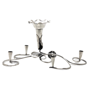 English Centerpiece in Silver Plating from Mapping & Webbs
