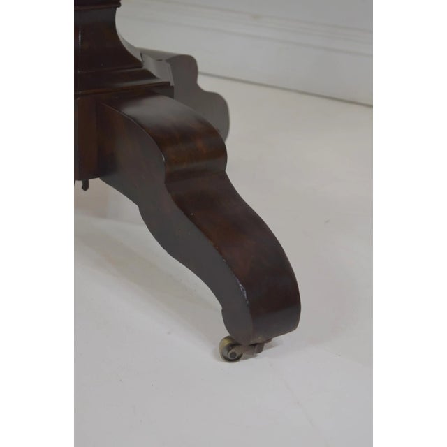 French Mahogany Gueridon With Marble--Ca 1830-1840 For Sale - Image 6 of 7