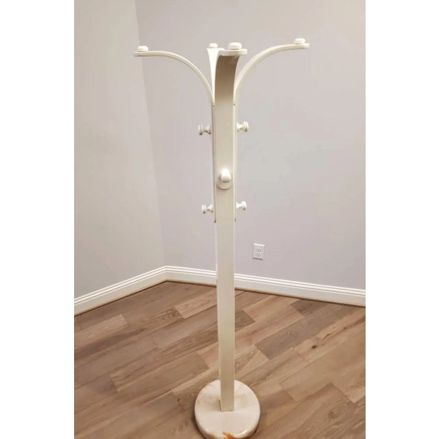 Italian Mid-Century Modern Ettore Sottsass Bentwood Coat & Hat Rack Hall Tree For Sale - Image 9 of 11