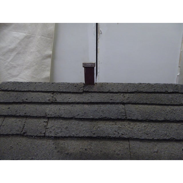 White Antique Model of Train Station For Sale - Image 8 of 11