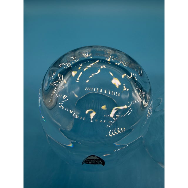 Glass Late 20th Century Orrefors Optica Symphony Double Old Fashioned Tumblers - a Pair For Sale - Image 7 of 10