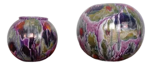 Ceramic Vases 508-20 and 504-15 from Scheurich, 1970s, Set of 2