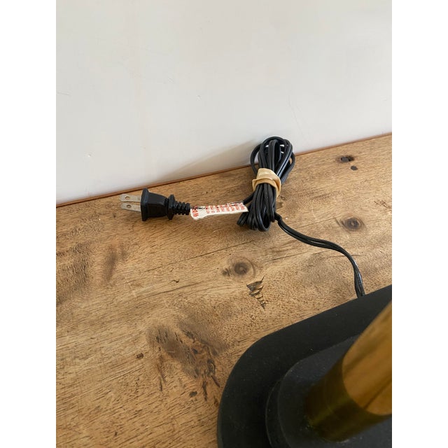 Black Vintage Robert Sonneman for George Kovacs Table Lamp For Sale - Image 8 of 11