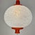 Large Mid-Century Modern Speckled Murano Glass Orange Pendant Lamp, 1970s For Sale - Image 4 of 7