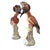 Hollywood Regency 1960s Pair of Mottahedeh Italian Ceramic Hoopoe Birds – Meissen-Inspired Hand-Painted Sculptures For Sale - Image 3 of 9