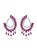 Natural 18k Gold Diamond 0.82ct Ruby Stud Earrings, New For Sale In New York - Image 6 of 8
