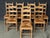 Wood Oak Farmhouse Dining Chairs, 1925, Set of 8 For Sale - Image 7 of 18